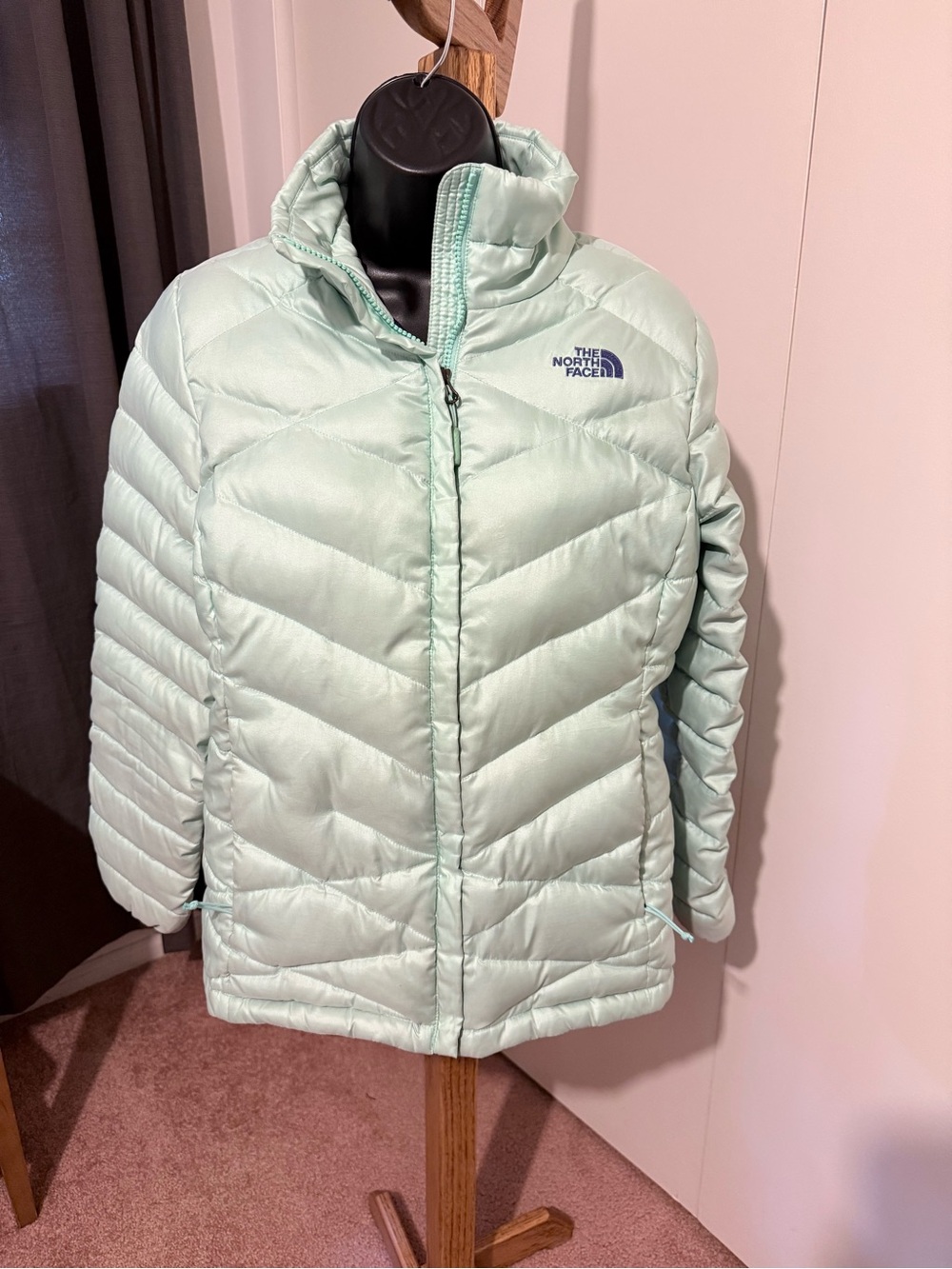 The North Face Women's Light Mint Quilted Puffer Jacket